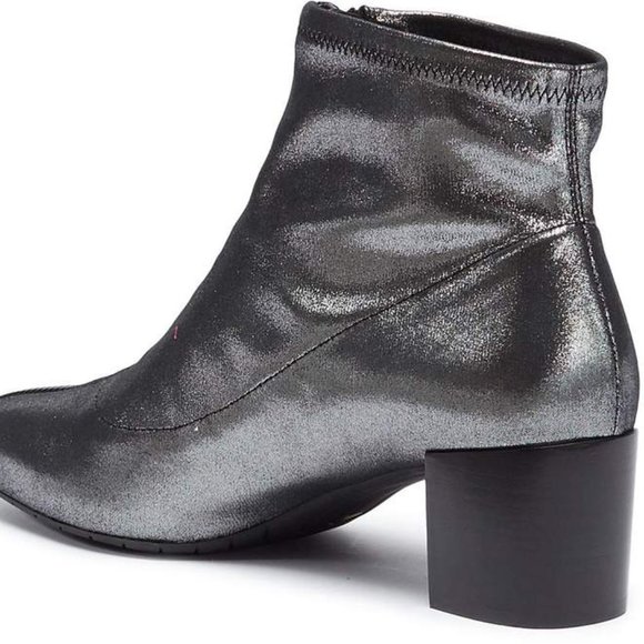Stella Luna Turnlock Metallic Zip Ankle Boots 7 - Picture 10 of 11